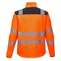 Blouson softshell haute visibilité Falcon - Orange Derrière