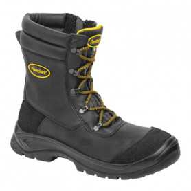 Chaussures De Neige Homme En Cuir Et Polaire - Imperméables, Antidérapantes, Légères - Pour Randonnée Hiver, Loisirs