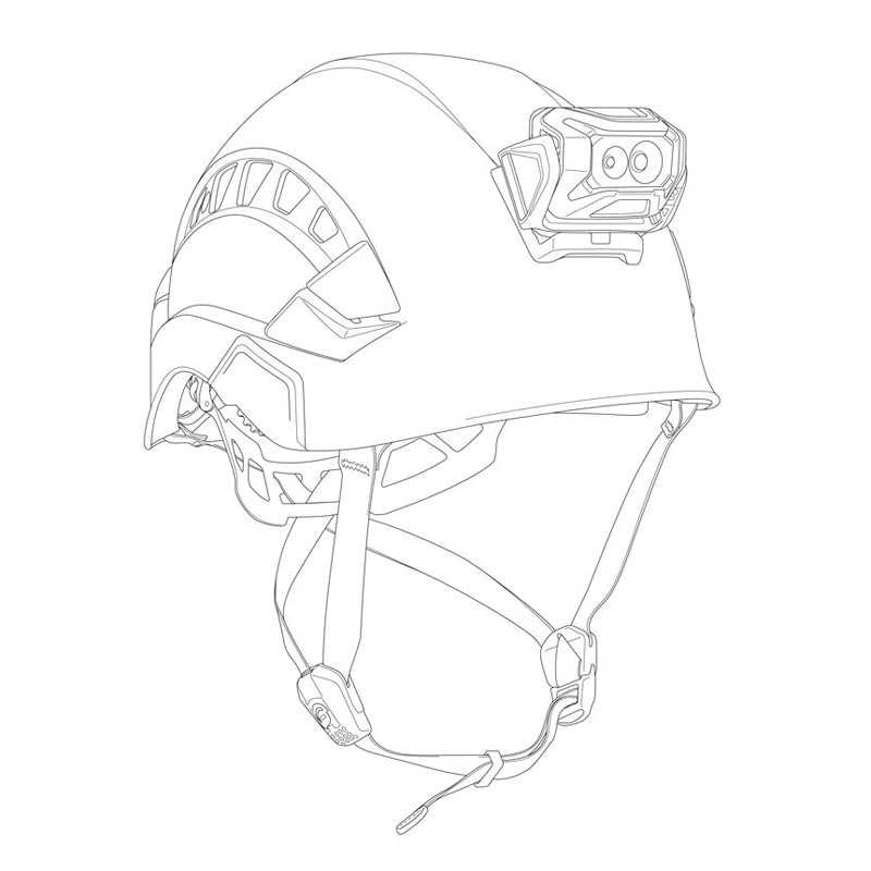 Petzl – Adaptateur Casque pour Lampe Frontale