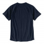 T-shirt FORCE FLEX POCKET Carhartt® - Bleu - Dos