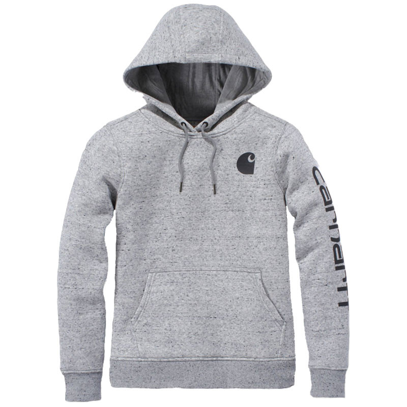 Sweat femme capuche logo cœur et manche Carhartt®