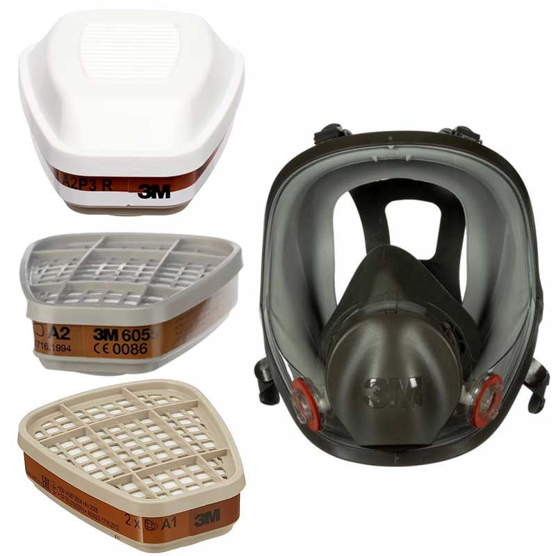 Filtre à Baïonnette Coverguard Pour Masque ETNA & Panarea Twin - Lot De 4 Cartouches A1B1E1K1P3 - 9