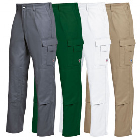 Pantalon Homme bleu de travail avec ceinture reglagble A. Lafont - Pantalons  de travail 