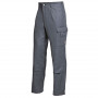 Pantalon de travail coton avec genouillères BP - Gris Devant
