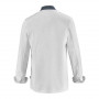 Veste de cuisine homme Cabbage - Marrine Blanc - Dos