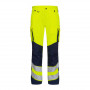 Pantalon de travail LIGHT SAFETY haute visibilité ENGEL - Jaune Devant