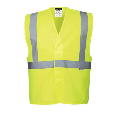 Gilet haute-visibilité PORTWEST - Jaune devant