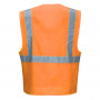 Gilet haute-visibilité PORTWEST - Orange dos