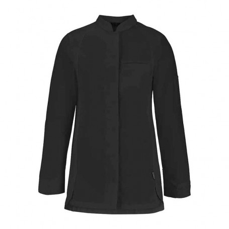 Veste de cuisine femme PEPPER LAFONT - Noir Devant