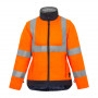 Parka femme haute visibilité CALIFORNIA orange T2S