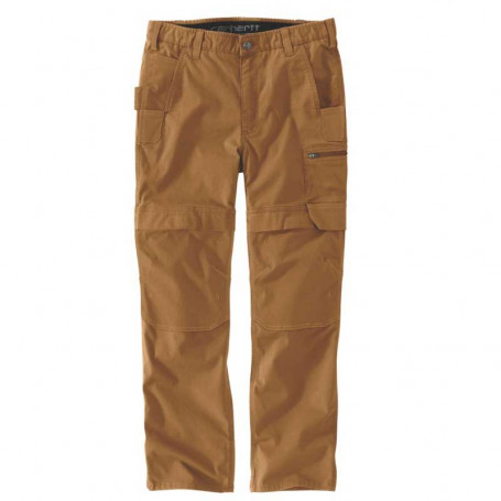 Pantalon de travail cargo RIPSTOP CORDURA stretch Carhartt - beige devant