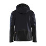 Veste softshell stretch 2D imperméable et coupe-vent - Bleu dos