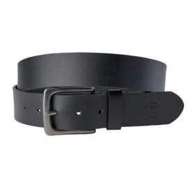 Ceinture en cuir avec boucle métallique élégante