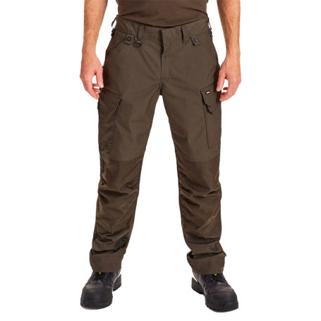 Pantalon de travail Entire avec stretch kaki face mea