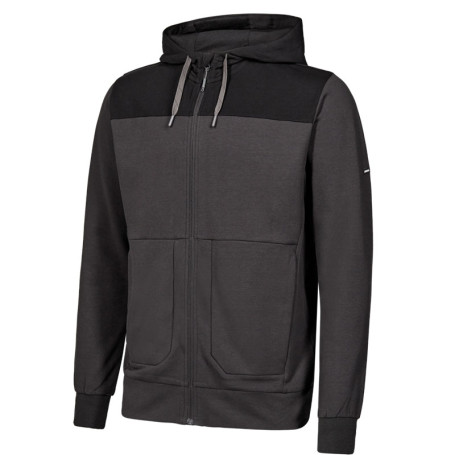 Sweat cardigan Entire avec capuche face