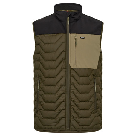 Gilet matelassé Entire polyvalent et confortable - vert foret face