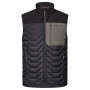 Gilet matelassé Entire polyvalent et confortable - gris noir face