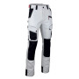 Pantalon stretch bicolore avec poches genouillères