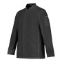Veste de cuisine homme BASIL LAFONT - Noir 3/4