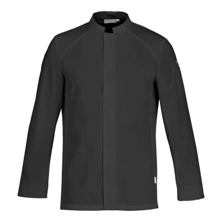 Veste de cuisine homme BASIL LAFONT - Noir Devant