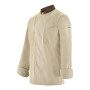 Veste de cuisine homme CABBAGE - BEIGE/MARRON 3/4