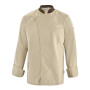 Veste de cuisine homme CABBAGE - BEIGE/MARRON Devant