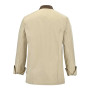 Veste de cuisine homme CABBAGE - BEIGE/MARRON Dos