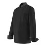 Veste de cuisine homme CABBAGE - NOIR/ANTHRACITE 3/4