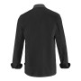 Veste de cuisine homme CABBAGE - NOIR/ANTHRACITE Dos