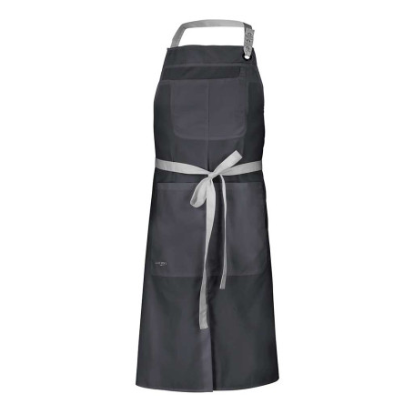 Tablier de cuisine mixte CLOVE ajustable et durable - ANTHRACITE / GRIS Devant