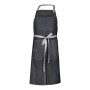 Tablier de cuisine mixte CLOVE ajustable et durable - ANTHRACITE / GRIS Devant