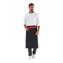 Tablier de cuisine court mixte PAPRIKA - Noir MEA
