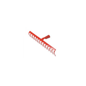 Râteau forgé à dents courbes efficace pour jardinage