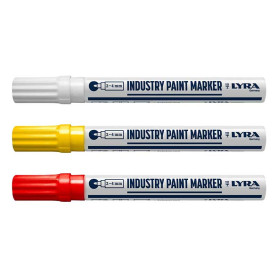 Marqueur peinture laqué pour surfaces lisses et poreuses