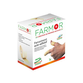 Pansement auto adhésif à découper 4.5 m x 6 cm - Boite