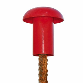 Embouts de sécurité rouge sac de 25 pièces