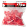 Embouts de sécurité rouge sac de 25 pièces - Sachet 25