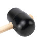 Maillet de carreleur noir Ø65 MM - Côté Arrondi