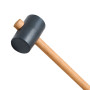 Maillet travaux publics manche long non marquant Ø 125 mm - Zoom
