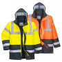 Parka haute visibilité bicolore