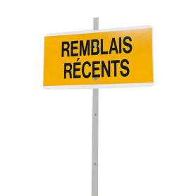 Signalisation diverse remblais récents