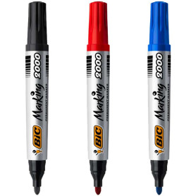Marqueur permanent corps plastique BIC