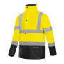 Parka | Veste de pluie haute visibilité SKY - Jaune Devant