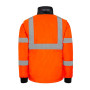 Blouson de froid matelassé haute visibilité Rocket - Orange Dos
