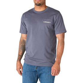 T-shirt poche poitrine décontracté IRVINE GRILL - Devant