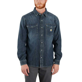 Chemise décontractée  en denim MONTANA - Homme Devant