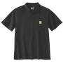 Polo de travail respirant avec poche poitrine - Noir