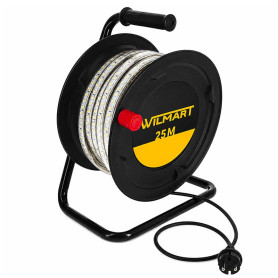 Ruban LED chantier 25 m IP65 6000K sur enrouleur