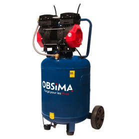 Compresseur d'air vertical sans huile 50 L OBSIMA OB SIL 13/50V SH