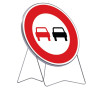Panneau de signalisation interdiction de doubler B3
